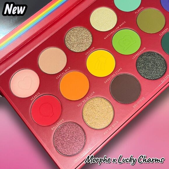 New Morphe x Lucky Charms “Make Some Magic” 18-Shade Eyeshadow Palette - Picture 8 of 9